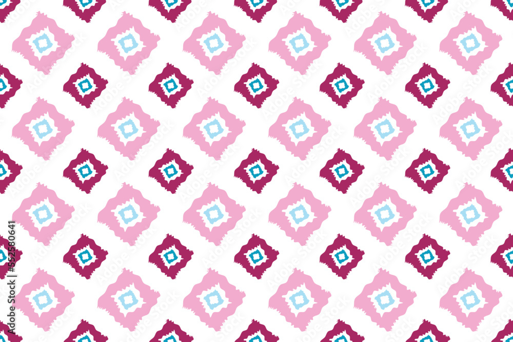 isolated seamless retro vector pattern for textil, print, table cloth in pink and blue colors. modern style. with multicolored paint stripes, season 2024 isolated seamless retro vector pattern for textil, print, table cloth in pink and blue colors. modern style. with multicolored paint stripes, season 2024