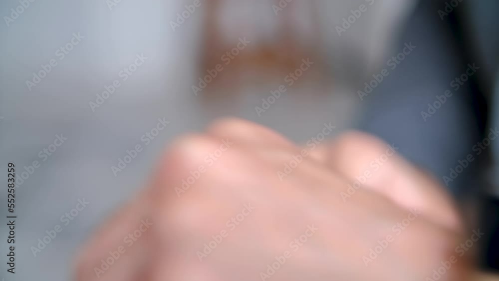 Male person tap on a smart watches screen in close up. 4K video clip of unrecognizable man using modern smart wrist watch device Male person tap on a smart watches screen in close up. 4K video clip of unrecognizable man using modern smart wrist watch device