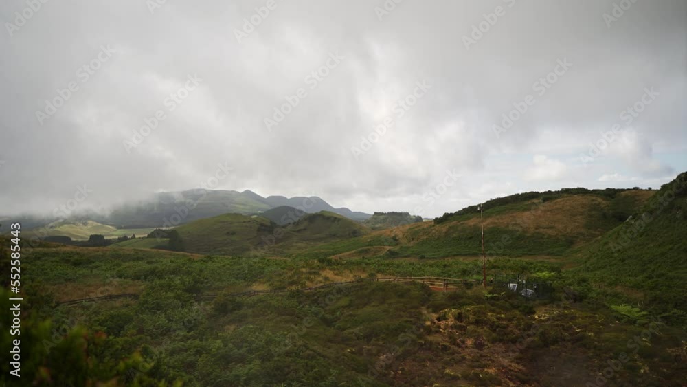 View From Top : Furnas do Enxofre - Terceira island, Azores, Portugal View From Top : Furnas do Enxofre - Terceira island, Azores, Portugal