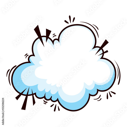 cloud expression pop art