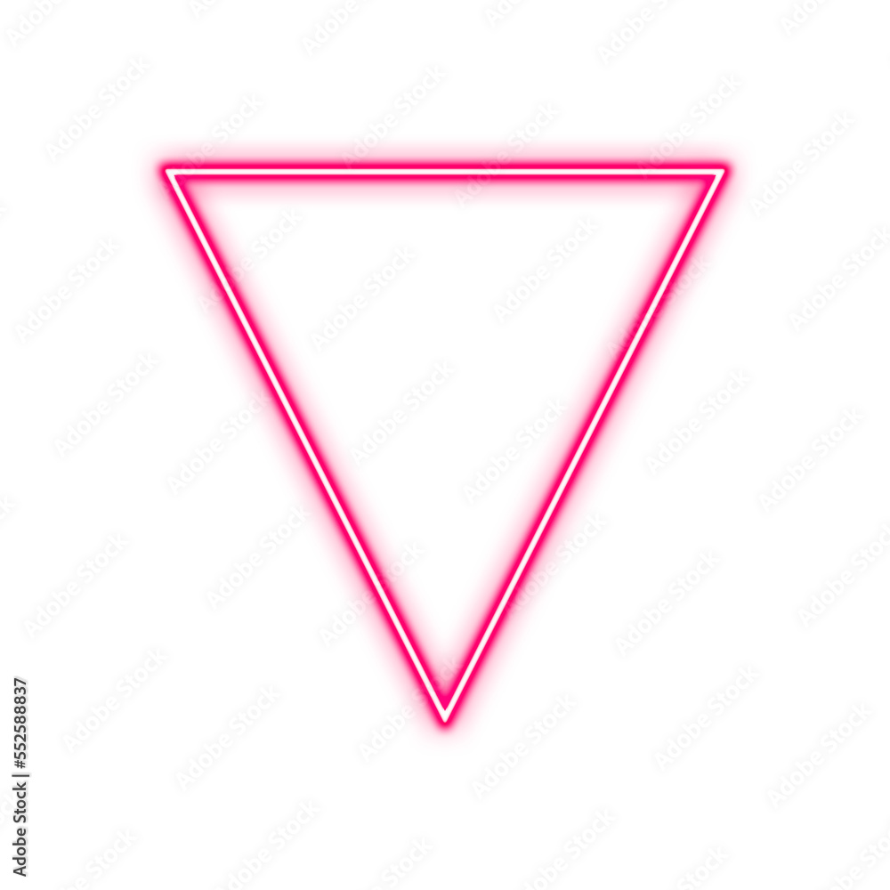 Triangle Geometric Neon Sign Shape Triangle Geometric Neon Sign Shape