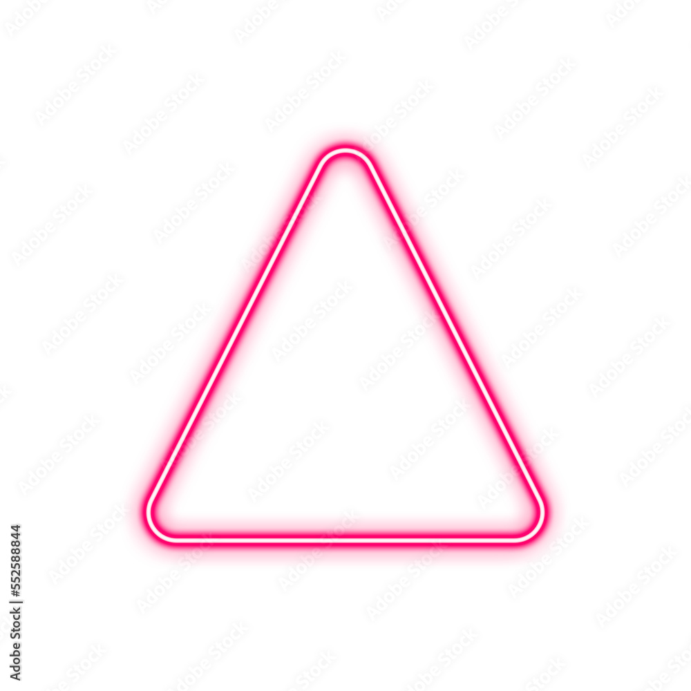 Geometric Neon Sign Shape Geometric Neon Sign Shape