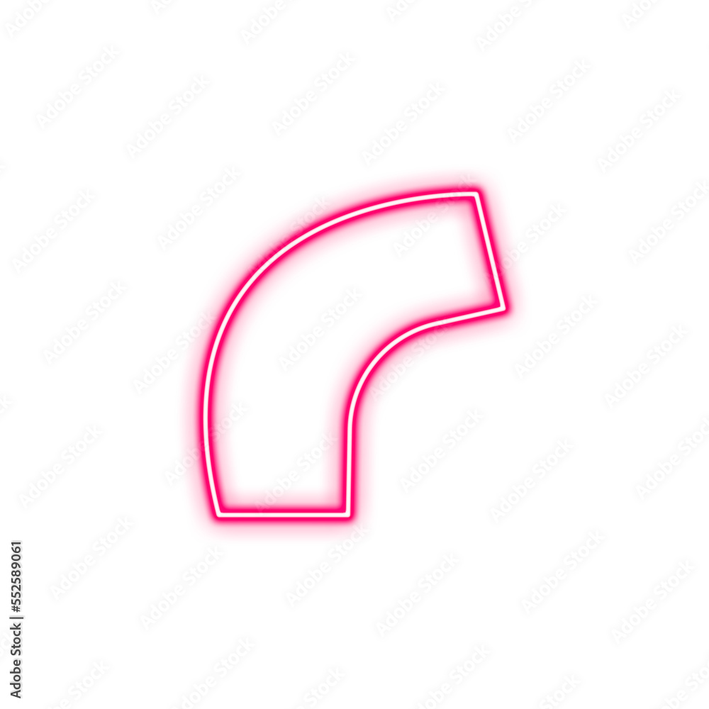Geometric Neon Sign Shape Geometric Neon Sign Shape
