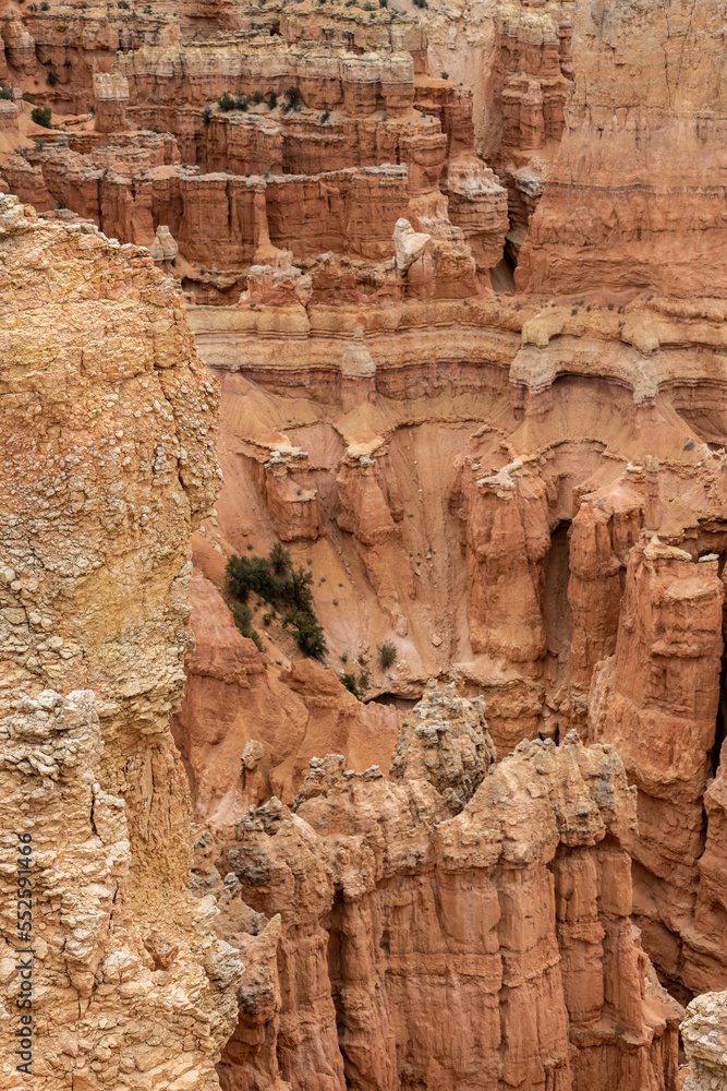 Many Different Textures of Hoodoos From Different Levels