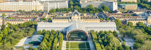 Grand Palais Ephemere on the Champ de Mars park in Paris, France