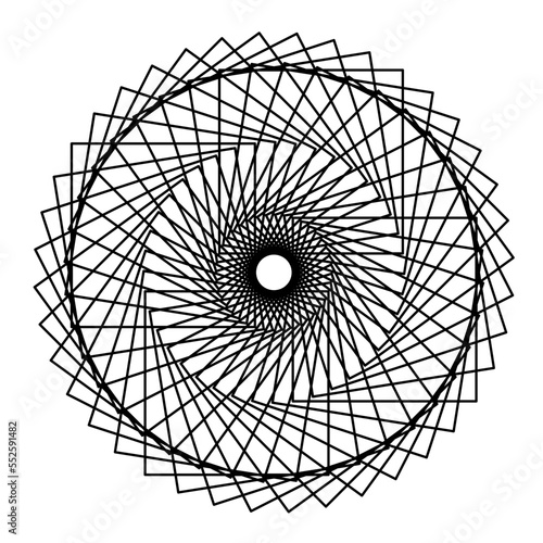 illusion coloring pattern