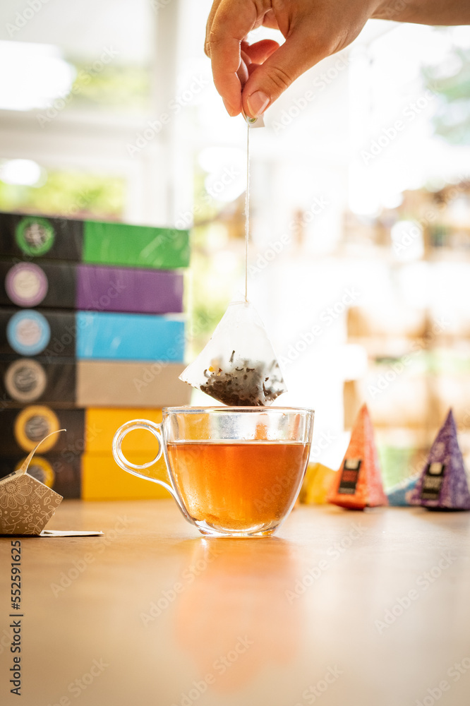 cup of pyramide tea
