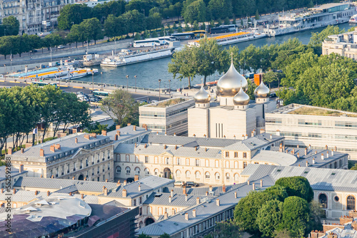 Photography Holy Trinity, the russian cathedral of Paris, France