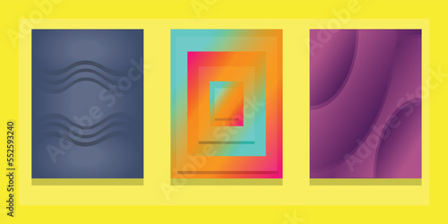 Vector illustration of bright and dull color abstract pattern background