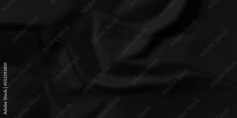 Dark Black facbric paper backdrop crumpled texture. dark black textured crumpled black paper background. panorama black paper texture background, crumpled pattern. Dark Black facbric paper backdrop crumpled texture. dark black textured crumpled black paper background. panorama black paper texture background, crumpled pattern.