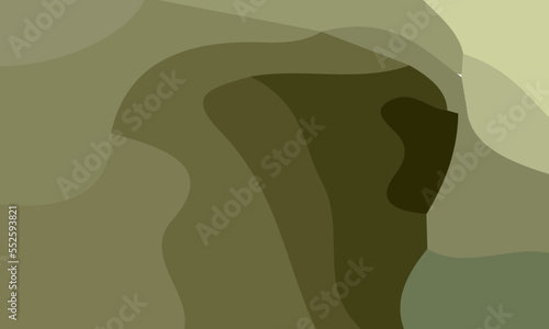 Aesthetic green abstract background with copy space area. Suitable for poster and banner