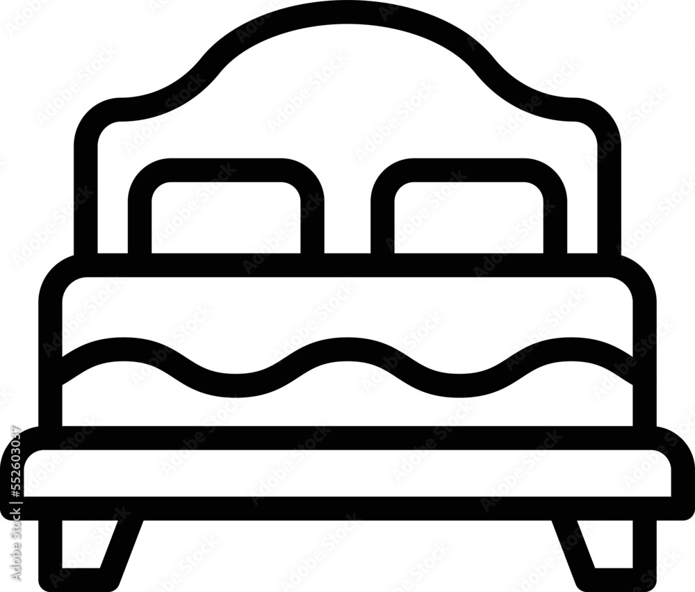 Bed Vector Icon Design Illustration Bed Vector Icon Design Illustration