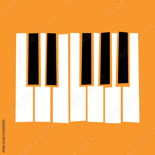 Jazz piano art poster