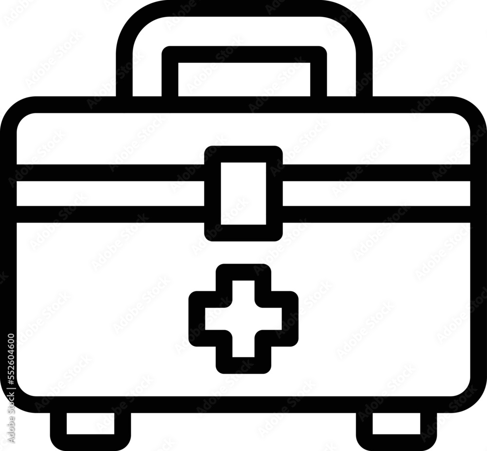 Emergency Kit Vector Icon Design Illustration Emergency Kit Vector Icon Design Illustration
