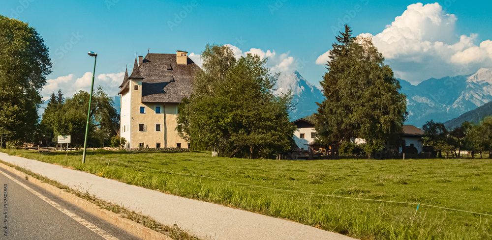 Beautiful alpine summer view near Saalfelden am Steinernen Meer, Salzburg, Austria