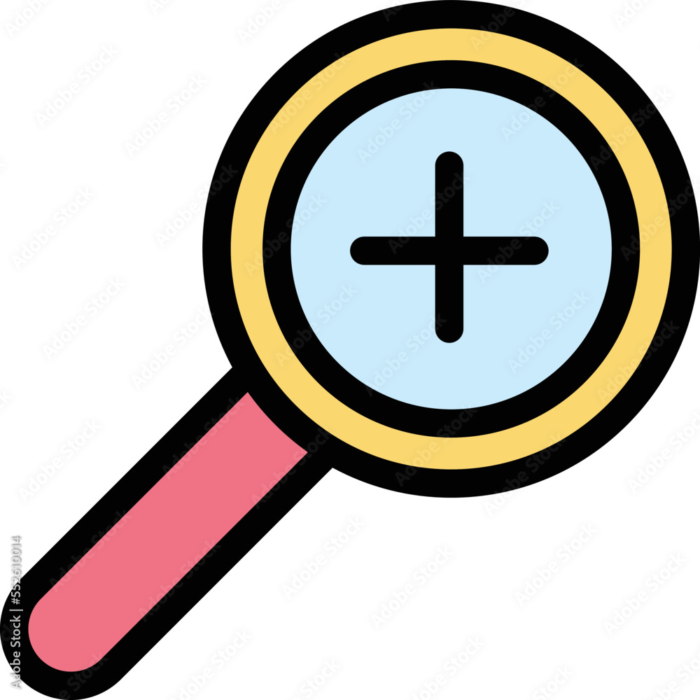 Fototapeta premium Zoom in Vector Icon Design Illustration