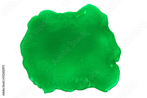 Ggreen slime blot with transparent background (png) © andras_csontos