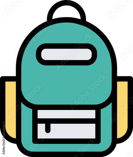Bagpack Vector Icon Design Illustration