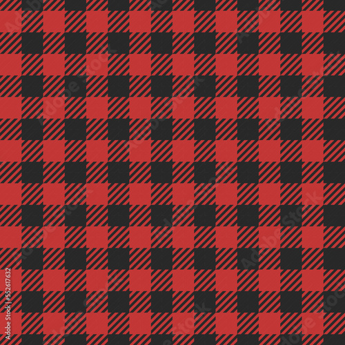 Buffalo check pattern, Xmas plaid pattern vector