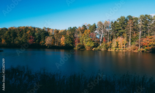 Reflective Autumn Lake