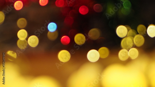 Bokeh colorful lights for backgrounds