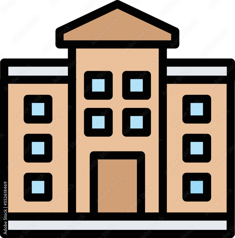 Hall Vector Icon Design Illustration Hall Vector Icon Design Illustration