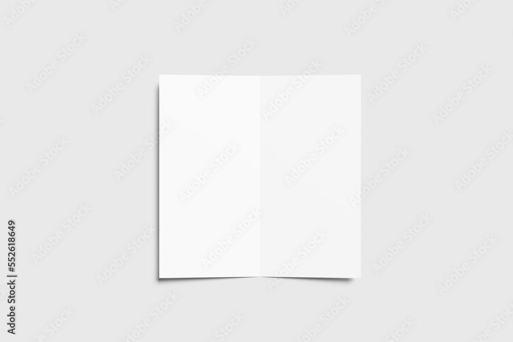 DL Bifold Brochure Blank Mockup DL Bifold Brochure Blank Mockup