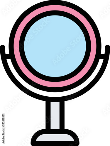 Mirror Vector Icon Design Illustration