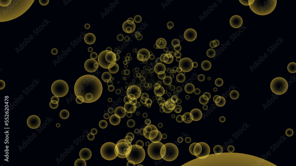 Many colorful soap bubbles on a black background. Concept texture pattern Many colorful soap bubbles on a black background. Concept texture pattern