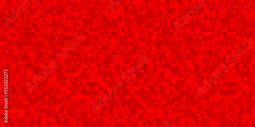 abstract triangle background template, red color