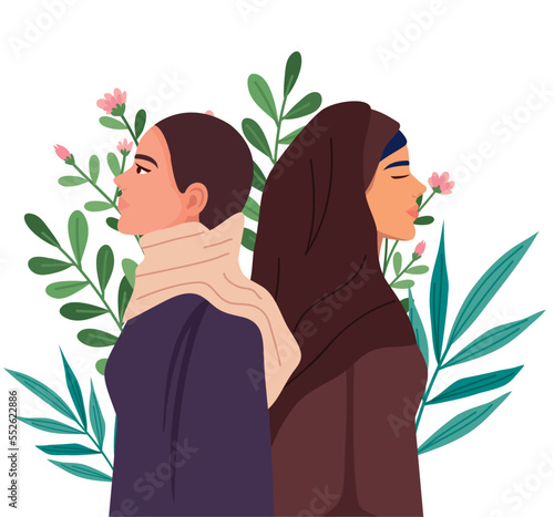 two iranian women characters