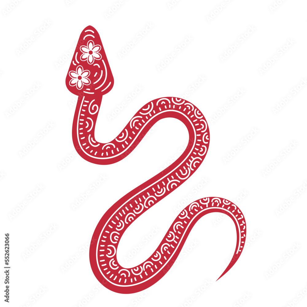 Obraz premium snake chinese zodiac animal