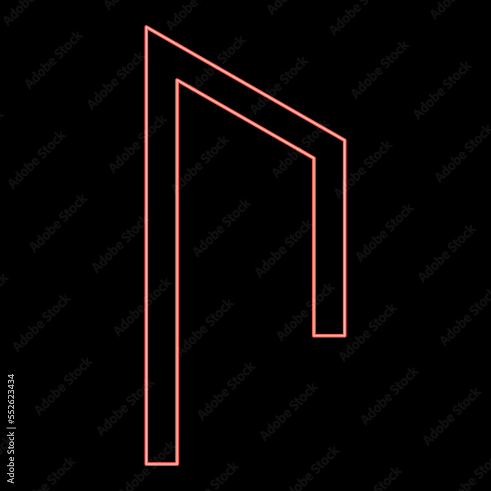 Futhark Uruz Rune Sticker 25 Colors Neon Matte | EBay