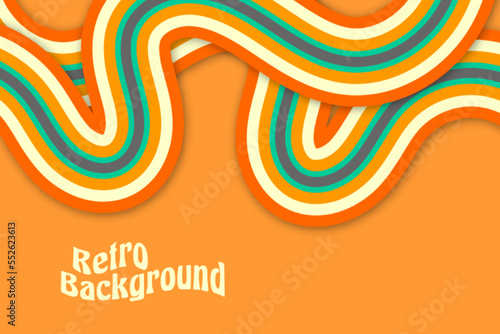 Abstract retro background design