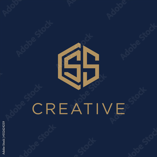 css letter monogram logo design template