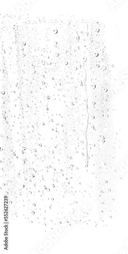 Transparent water drops  photo