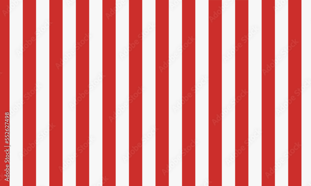 Naklejka premium Candy cane striped pattern. Red and white vertical stripes