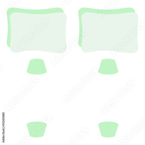 pillows and bolsters icon