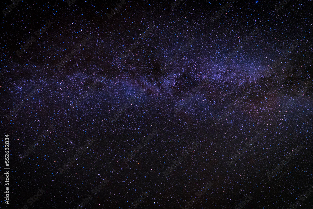 An autumnal, astral photograph of the Milky Way above Kinlochbervie, Scotland, with the Summer Triangle and the Square of Pegasus visible.