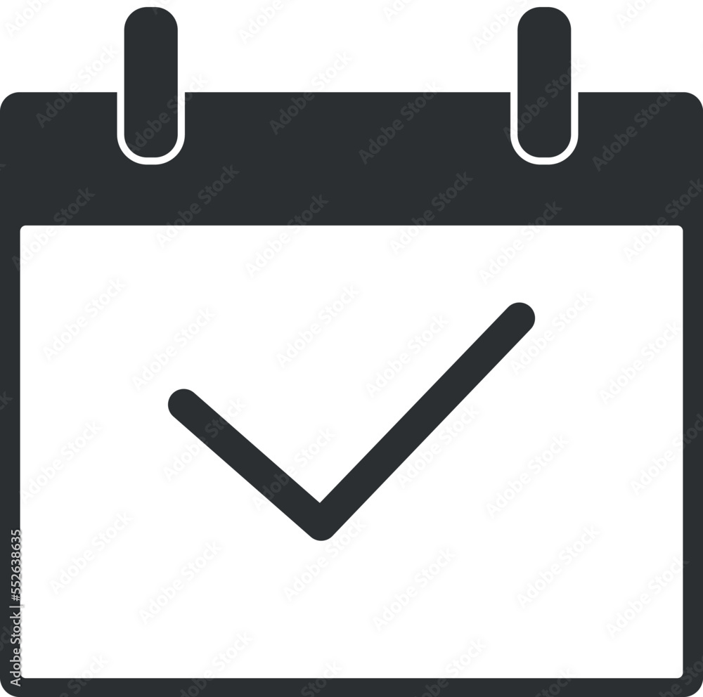 Calendar icon. Schedule. Simple flat design. Vector art Calendar icon. Schedule. Simple flat design. Vector art