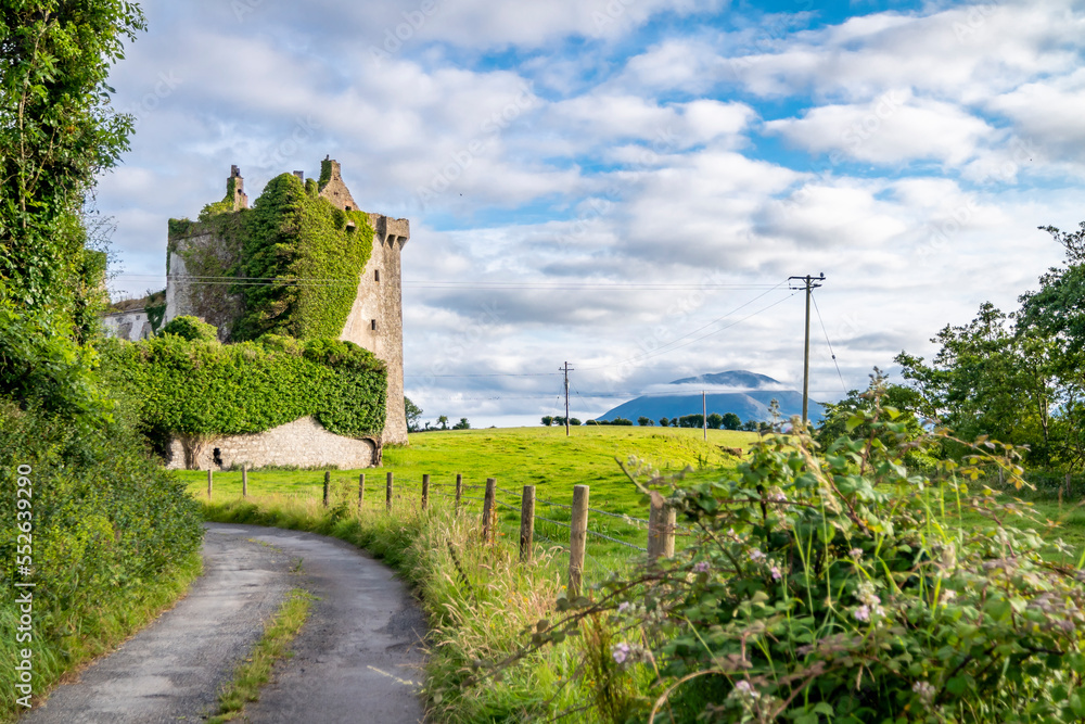 Deel castle, in Irish Caislean na Daoile, was built in the 16th century - County Mayo, Ireland