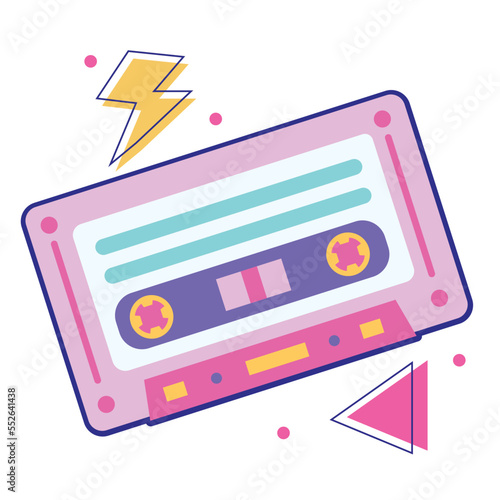 cassette nineties pop art