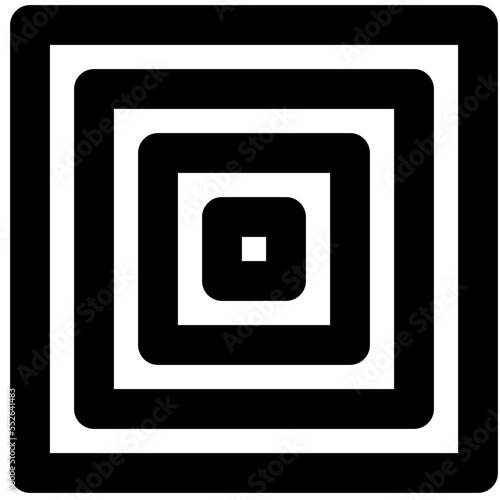 target icon, square icon