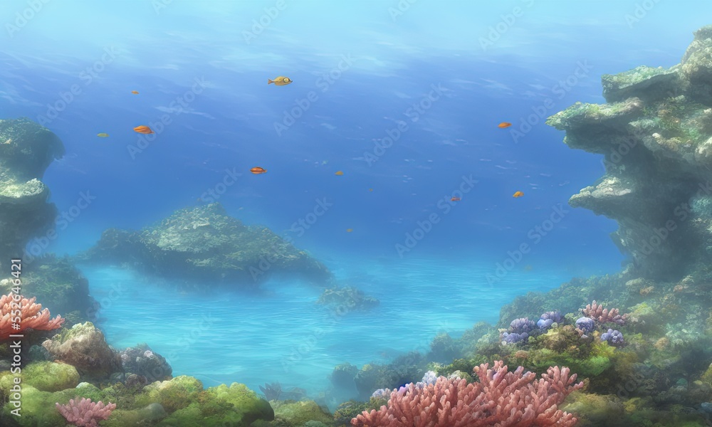 Fototapeta premium Sea - Ocean - Coral - Aquatics