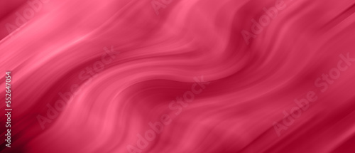 Wave soft background in trendy color 2023 Viva Magenta with copy space.