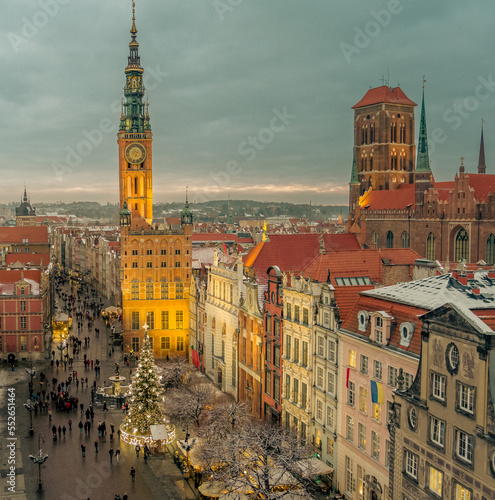 Christmas tree in 
 Gdansk