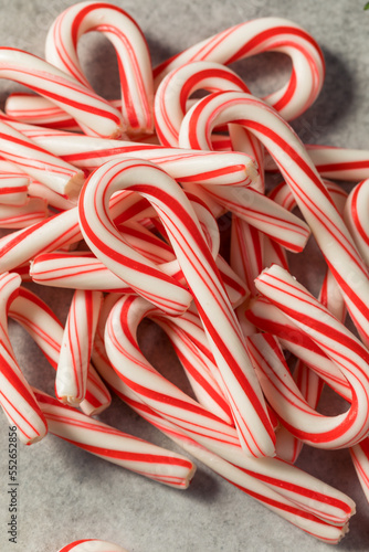 Red and White Peppermint Mini Candycanes © Brent Hofacker