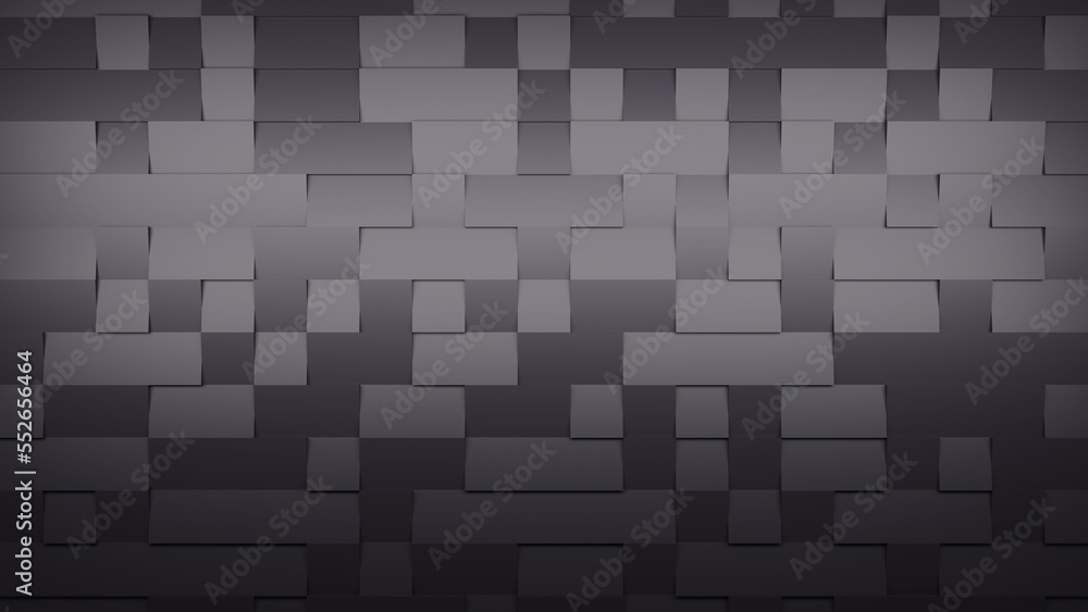 3d rendering 8K wallpaper abstract background of randomly positioned black cubes. 3d rendering 8K wallpaper abstract background of randomly positioned black cubes.