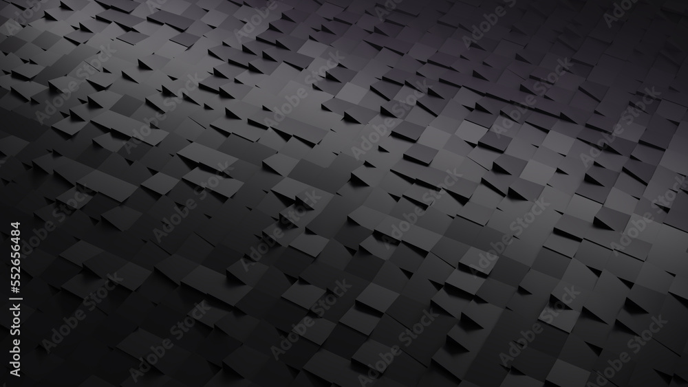 3d rendering 8K wallpaper abstract background of randomly positioned ...