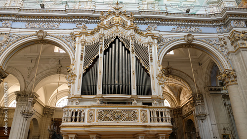 Modica, Sicily. The amazing craftsmanship of the pipe organ at the Cathedral of Saint George.